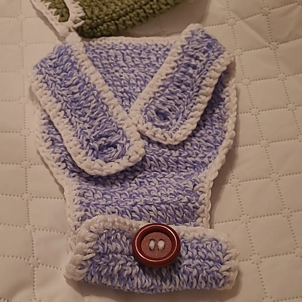 Handmade crochet knitted